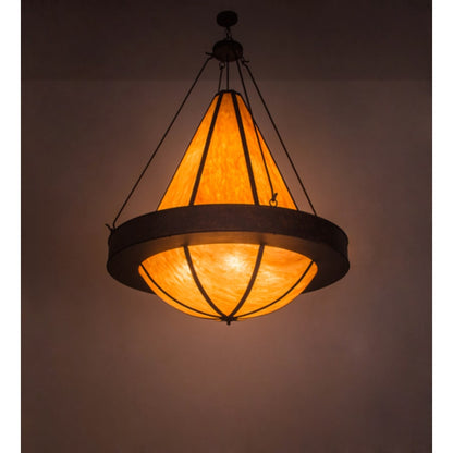 Meyda Tiffany Obsidian 12 Light 60" Wide Pendant