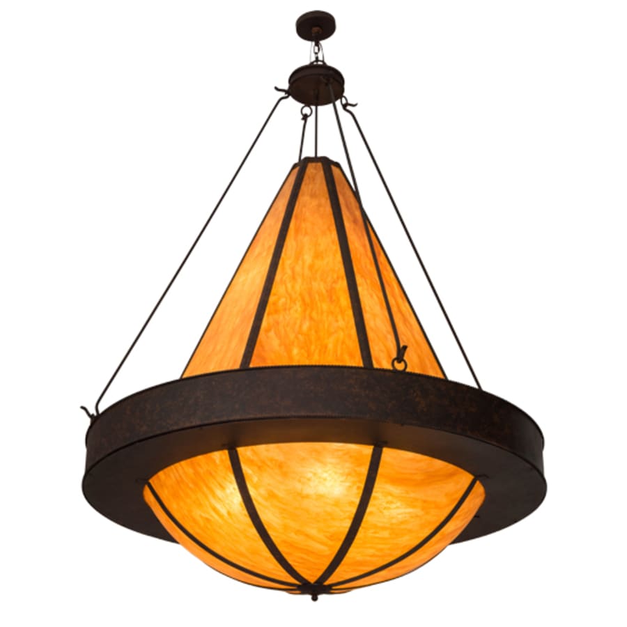 Meyda Tiffany Obsidian 12 Light 60" Wide Pendant