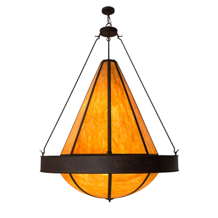 Meyda Tiffany Obsidian 12 Light 60" Wide Pendant