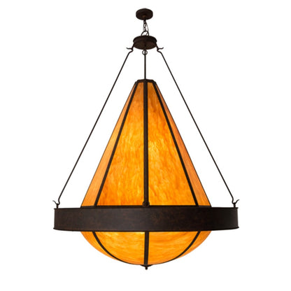 Meyda Tiffany Obsidian 12 Light 60" Wide Pendant