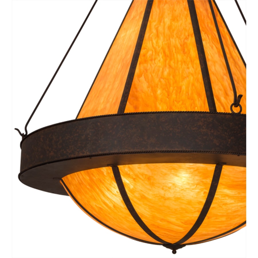 Meyda Tiffany Obsidian 12 Light 60" Wide Pendant