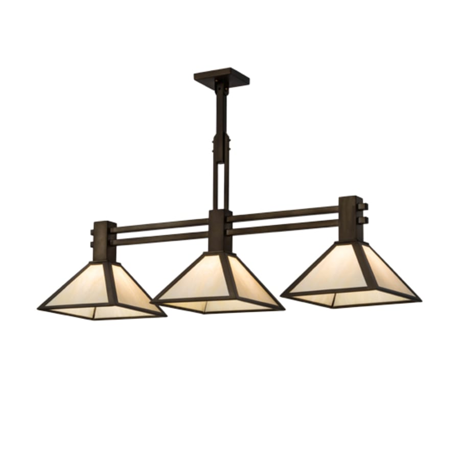 Meyda Tiffany Soffe 3 Light 45" Wide Linear Pendant