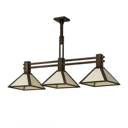 Meyda Tiffany Soffe 3 Light 45" Wide Linear Pendant