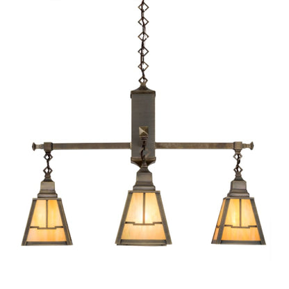 Meyda Tiffany Valley View Mission 4 Light 30" Wide Pendant