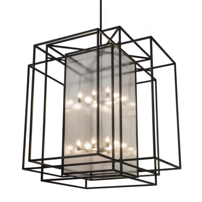 Meyda Tiffany Kitzi 16 Light 67" Wide Pendant