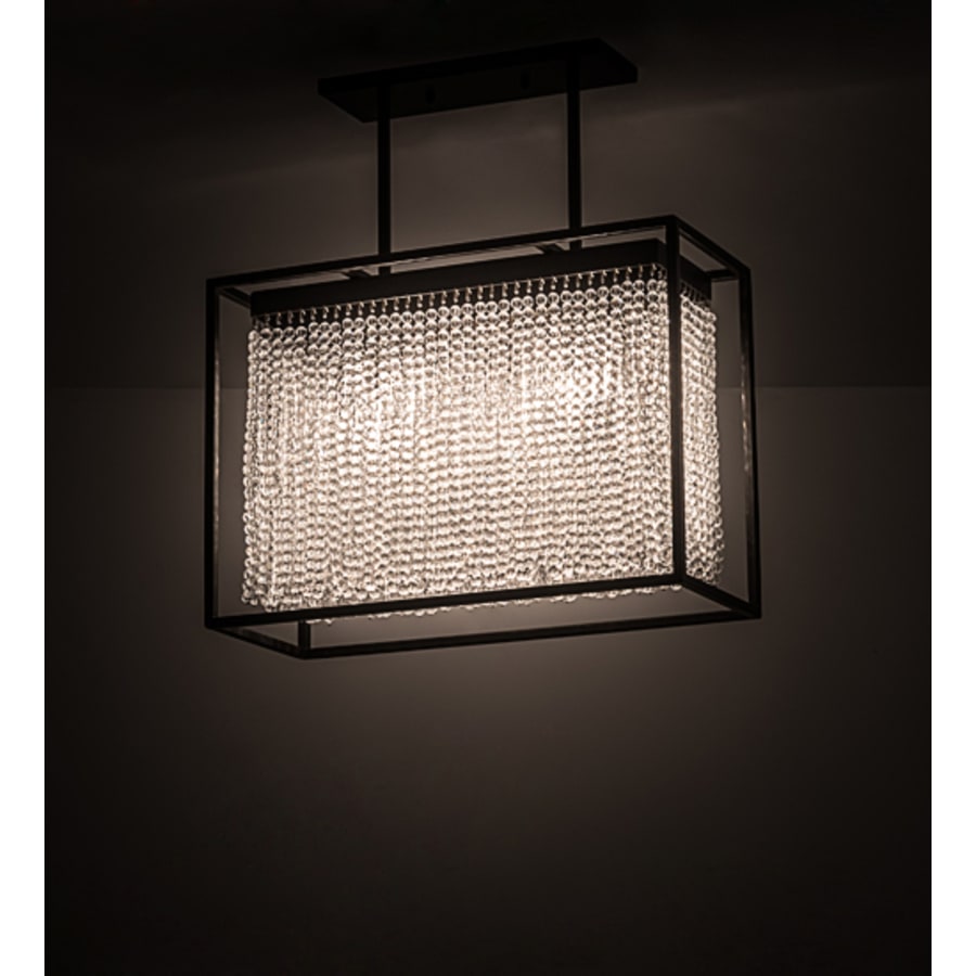 Meyda Tiffany Cleo 2 Light 24" Wide Linear Pendant