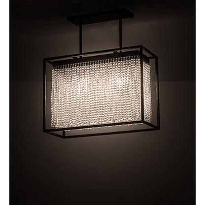 Meyda Tiffany Cleo 2 Light 24" Wide Linear Pendant