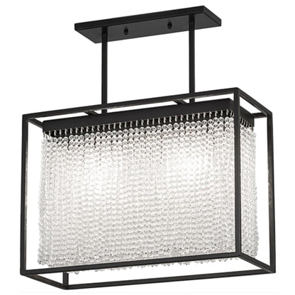 Meyda Tiffany Cleo 2 Light 24" Wide Linear Pendant