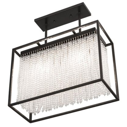 Meyda Tiffany Cleo 2 Light 24" Wide Linear Pendant