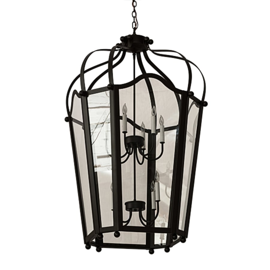 Meyda Tiffany Citadel 10 Light 33" Wide Taper Candle Pendant