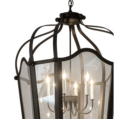Meyda Tiffany Citadel 10 Light 33" Wide Taper Candle Pendant