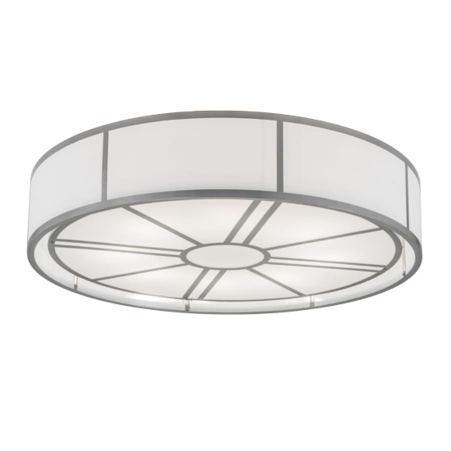 Meyda Tiffany Cilindro Milwaukee 8 Light 72" Wide Semi-Flush Drum Ceiling Fixture