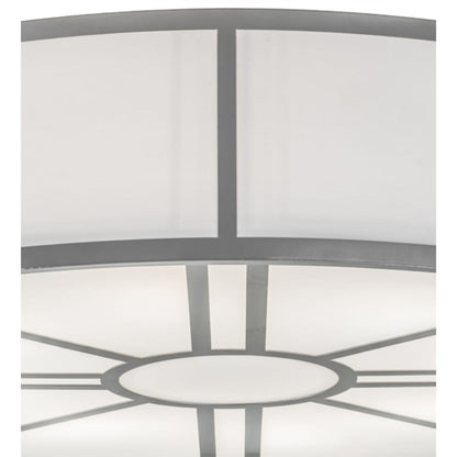 Meyda Tiffany Cilindro Milwaukee 8 Light 72" Wide Semi-Flush Drum Ceiling Fixture