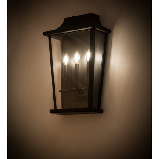 Meyda Tiffany Bastille 3 Light 22" Tall Wall Sconce