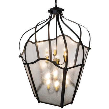 Meyda Tiffany Citadel 12 Light 42" Wide Taper Candle Pendant