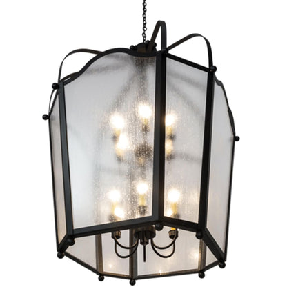Meyda Tiffany Citadel 12 Light 42" Wide Taper Candle Pendant