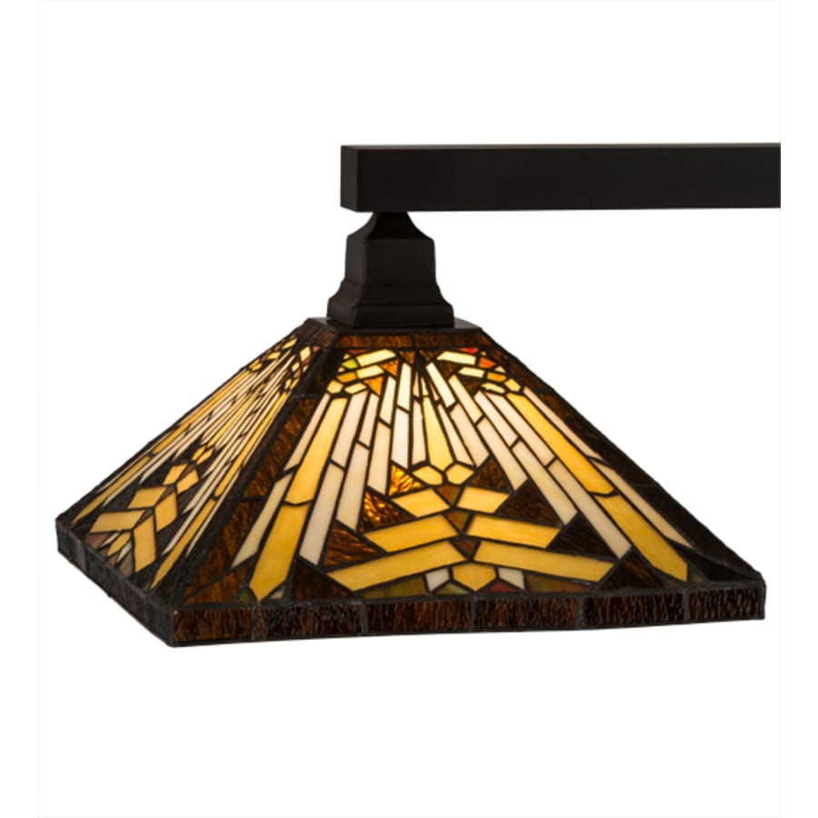 Meyda Tiffany Mission 3 Light 64" Wide Linear Pendant