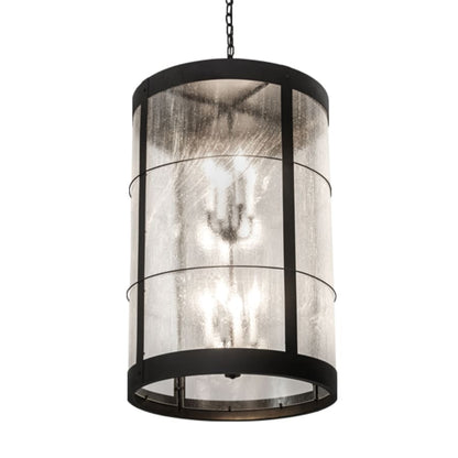 Meyda Tiffany Villa 8 Light 22" Wide Taper Candle Pendant