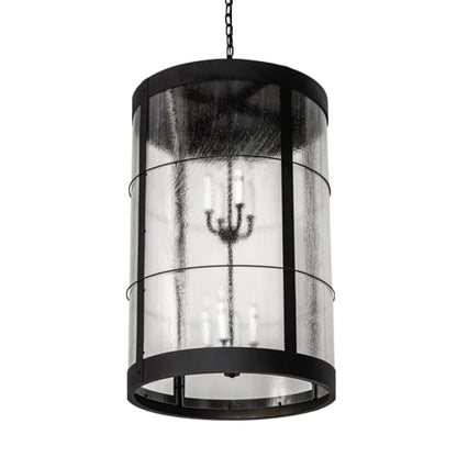 Meyda Tiffany Villa 8 Light 22" Wide Taper Candle Pendant
