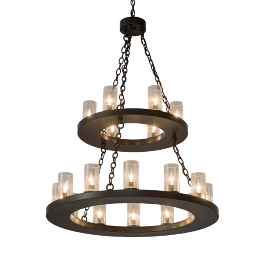 Meyda Tiffany Loxley 18 Light 36" Wide Ring Chandelier