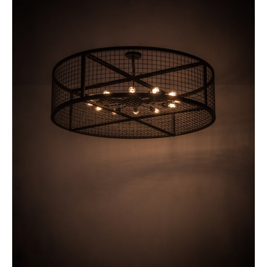 Meyda Tiffany Paloma 12 Light 60" Wide Cage Pendant
