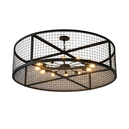 Meyda Tiffany Paloma 12 Light 60" Wide Cage Pendant