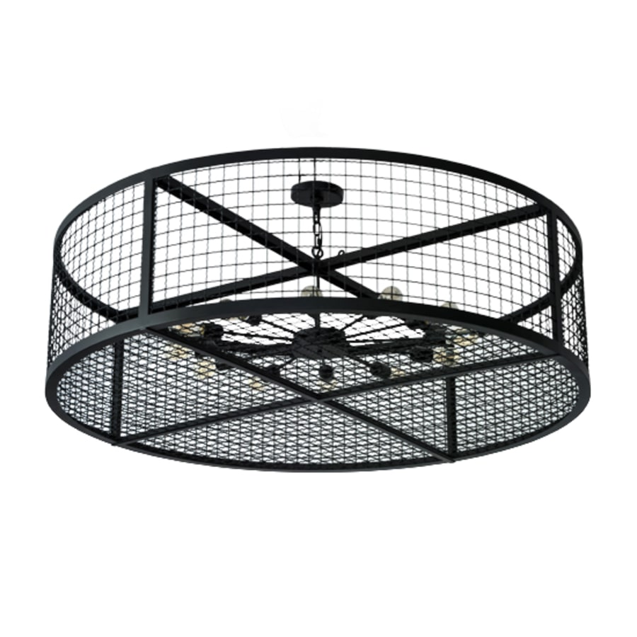 Meyda Tiffany Paloma 12 Light 60" Wide Cage Pendant