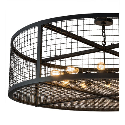 Meyda Tiffany Paloma 12 Light 60" Wide Cage Pendant