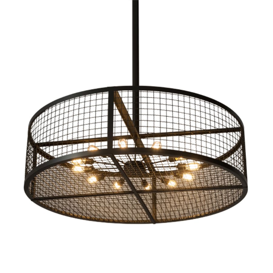 Meyda Tiffany Paloma 12 Light 60" Wide Cage Pendant