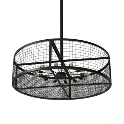 Meyda Tiffany Paloma 12 Light 60" Wide Cage Pendant