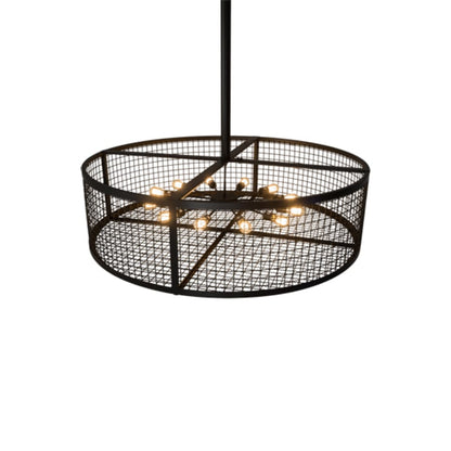 Meyda Tiffany Paloma 12 Light 60" Wide Cage Pendant