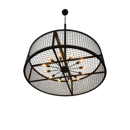 Meyda Tiffany Paloma 12 Light 60" Wide Cage Pendant