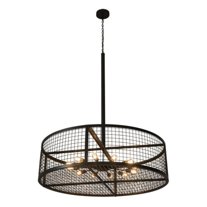 Meyda Tiffany Paloma 12 Light 60" Wide Cage Pendant