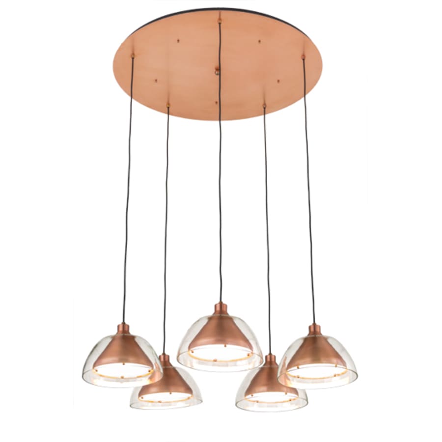 Meyda Tiffany Bisbee 5 Light 40" Wide Multi Light Pendant