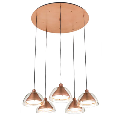 Meyda Tiffany Bisbee 5 Light 40" Wide Multi Light Pendant