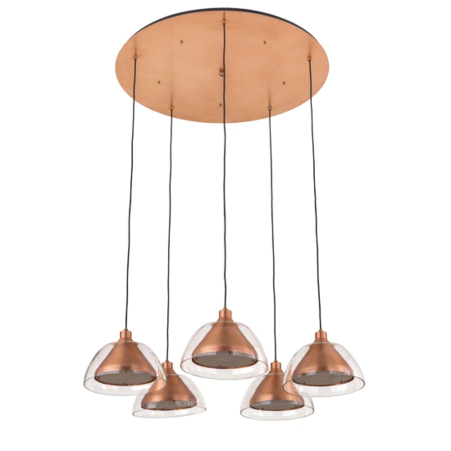 Meyda Tiffany Bisbee 5 Light 40" Wide Multi Light Pendant