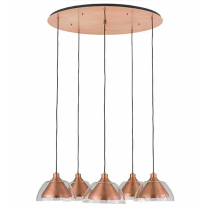 Meyda Tiffany Bisbee 5 Light 40" Wide Multi Light Pendant