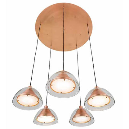 Meyda Tiffany Bisbee 5 Light 40" Wide Multi Light Pendant