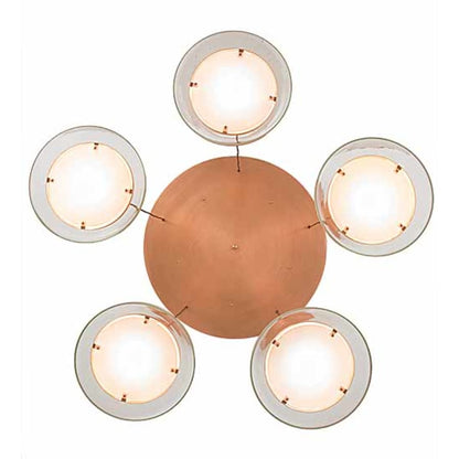 Meyda Tiffany Bisbee 5 Light 40" Wide Multi Light Pendant