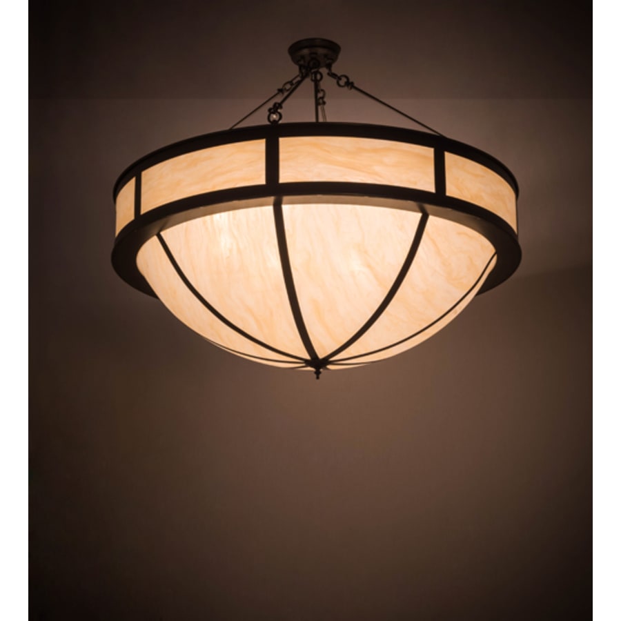Meyda Tiffany Arco 8 Light 48" Wide Semi-Flush Bowl Ceiling Fixture