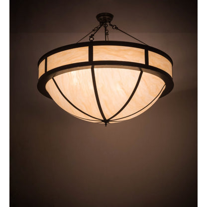 Meyda Tiffany Arco 8 Light 48" Wide Semi-Flush Bowl Ceiling Fixture