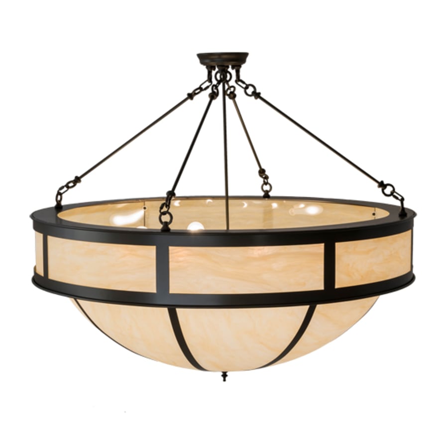 Meyda Tiffany Arco 8 Light 48" Wide Semi-Flush Bowl Ceiling Fixture
