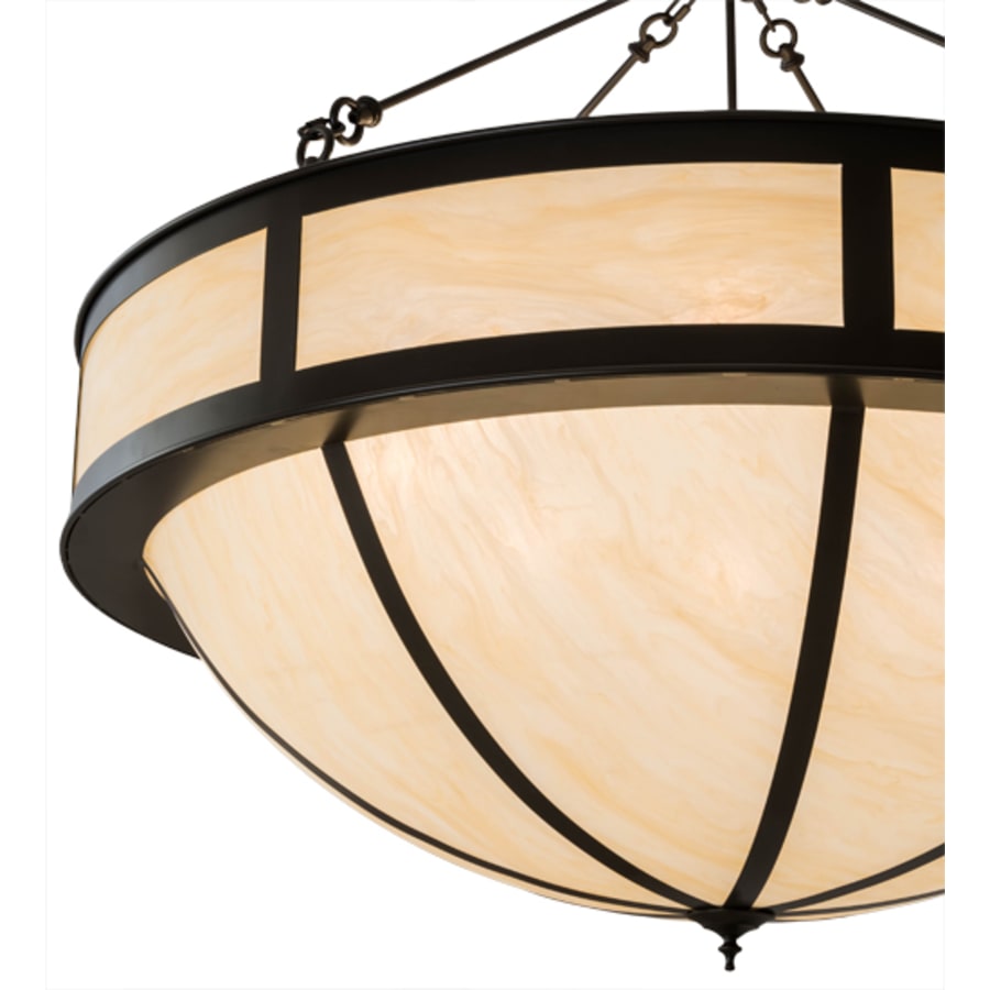 Meyda Tiffany Arco 8 Light 48" Wide Semi-Flush Bowl Ceiling Fixture