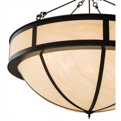 Meyda Tiffany Arco 8 Light 48" Wide Semi-Flush Bowl Ceiling Fixture