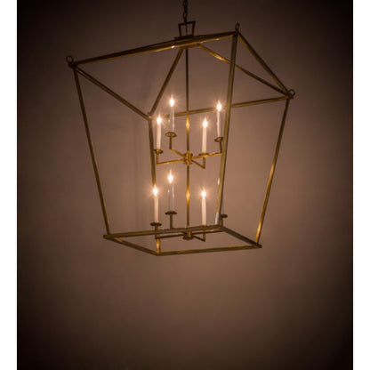 Meyda Tiffany Kitzi 8 Light 52" Wide Taper Candle Pendant