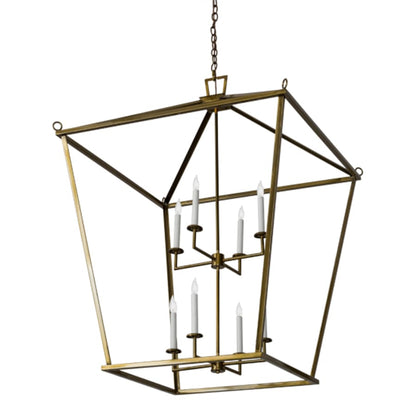 Meyda Tiffany Kitzi 8 Light 52" Wide Taper Candle Pendant