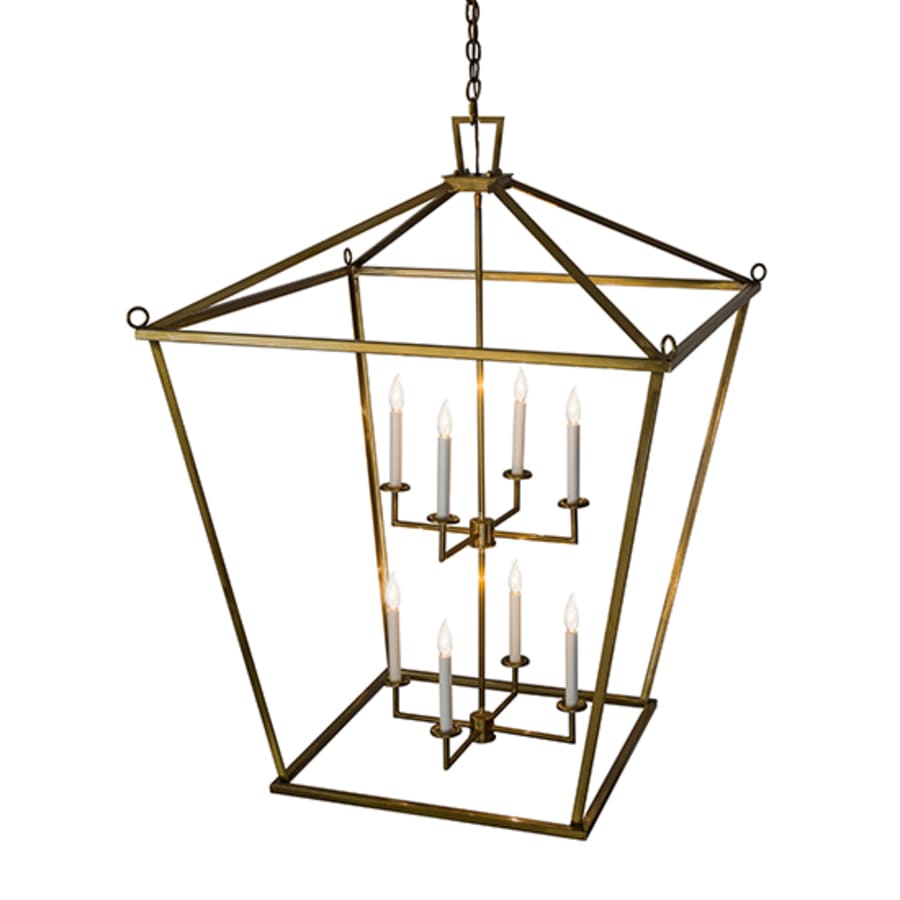Meyda Tiffany Kitzi 8 Light 52" Wide Taper Candle Pendant