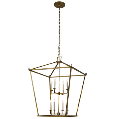 Meyda Tiffany Kitzi 8 Light 52" Wide Taper Candle Pendant