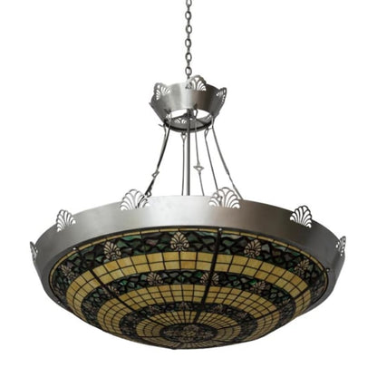 Meyda Tiffany Shell and Ribbon 8 Light 48" Wide Pendant