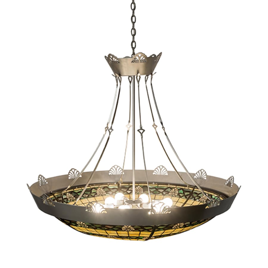 Meyda Tiffany Shell and Ribbon 8 Light 48" Wide Pendant
